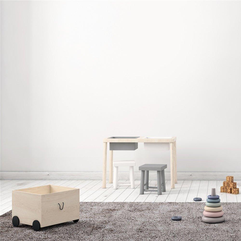 Kids room interior with blank wall