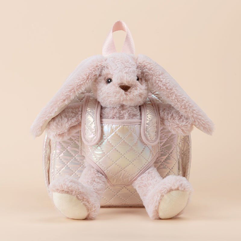 Toddler Backpack With Bunny Soft Toy | Moonkie