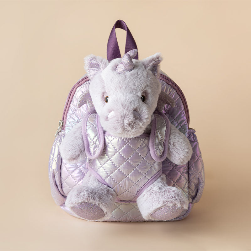 fluffy mini unicorn backpack Unicorn Toddler Backpack & Stuffed Animal Bag