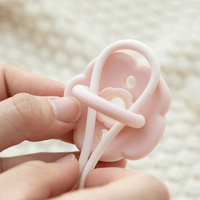 Beadless Silicone Pacifier Clip Set (2-Pack)