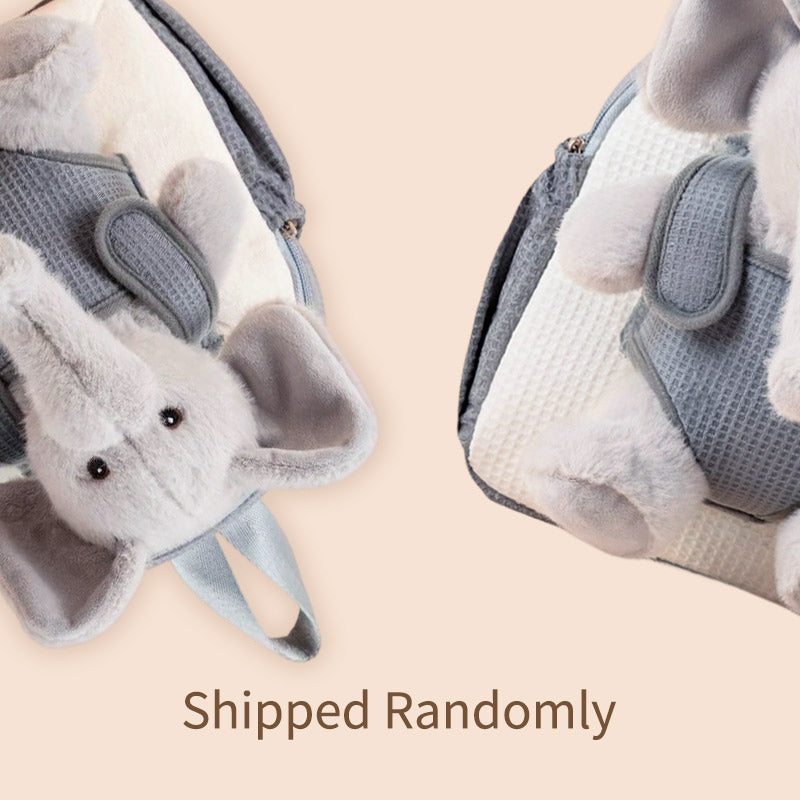 Toddler Backpack With Elephant Soft Toy