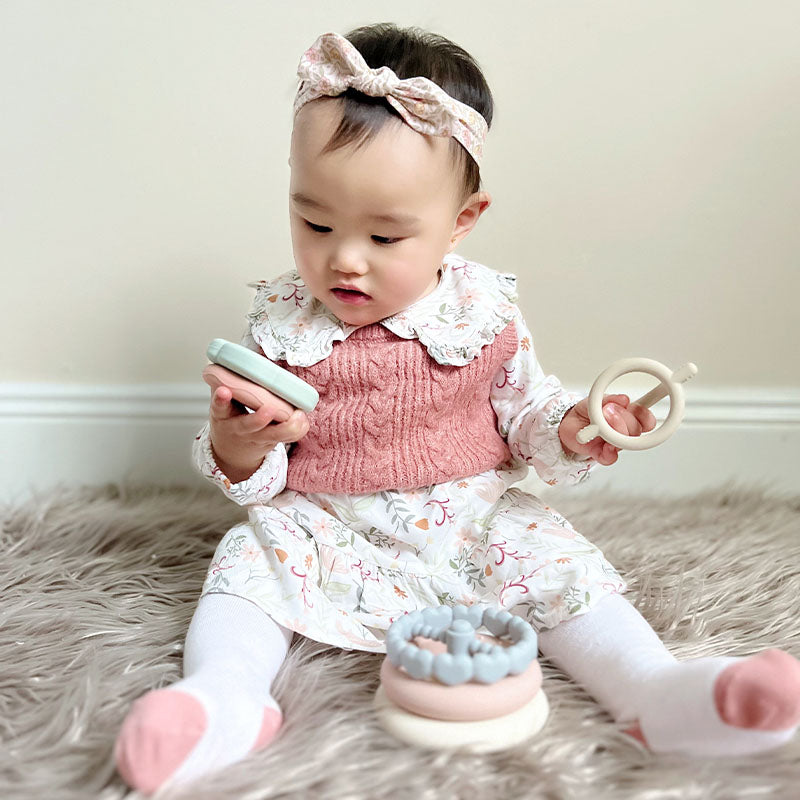 Dino Stacking Teething Rings