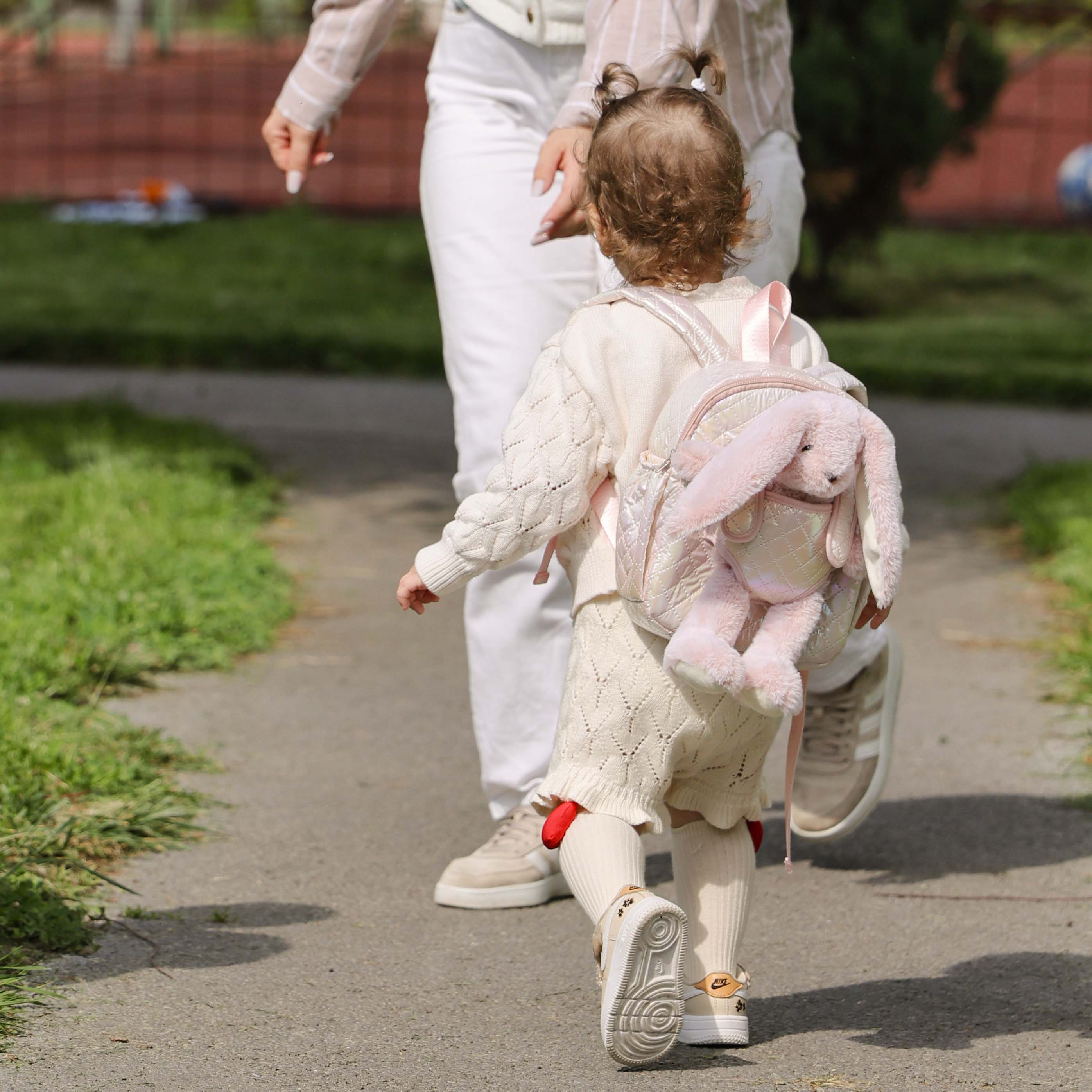 Moonkie Hug & Go™ Duo –  Bunny Backpack & Unicorn Plush