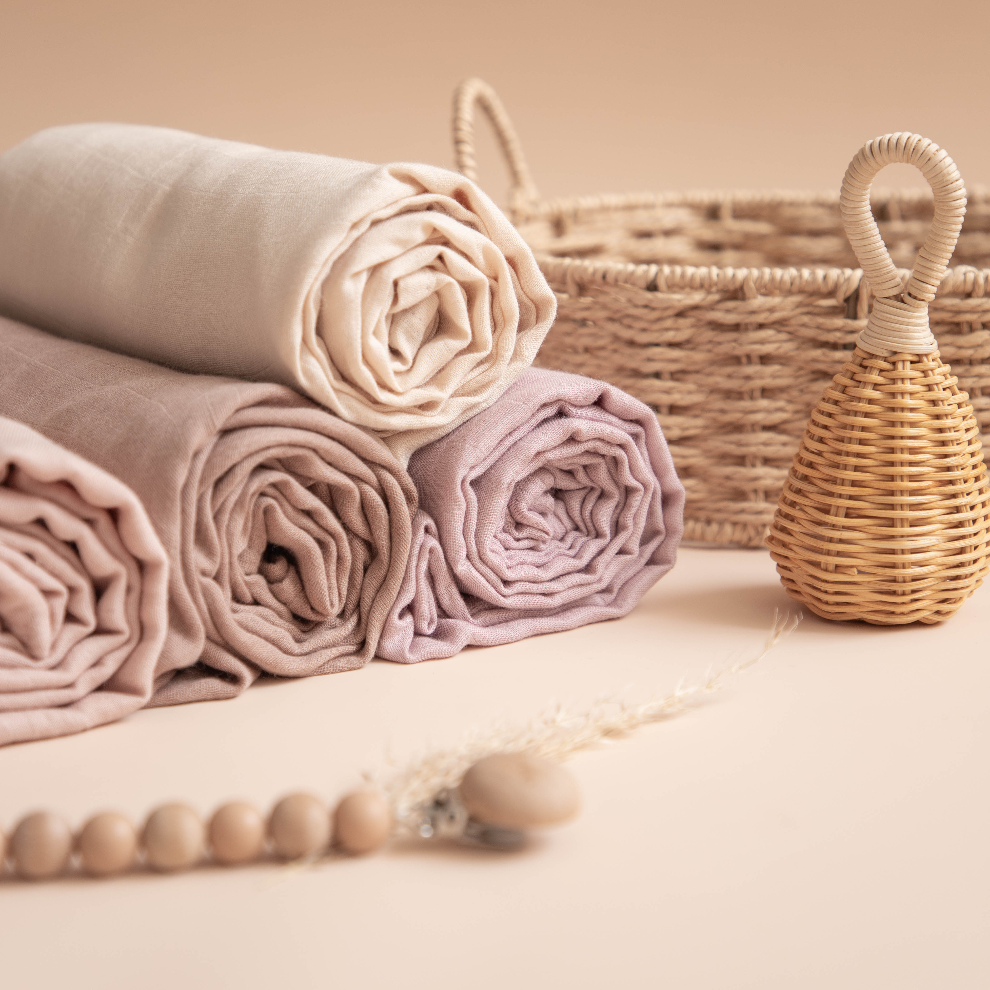 Muslin Swaddle Blanket (Neutral Natural)