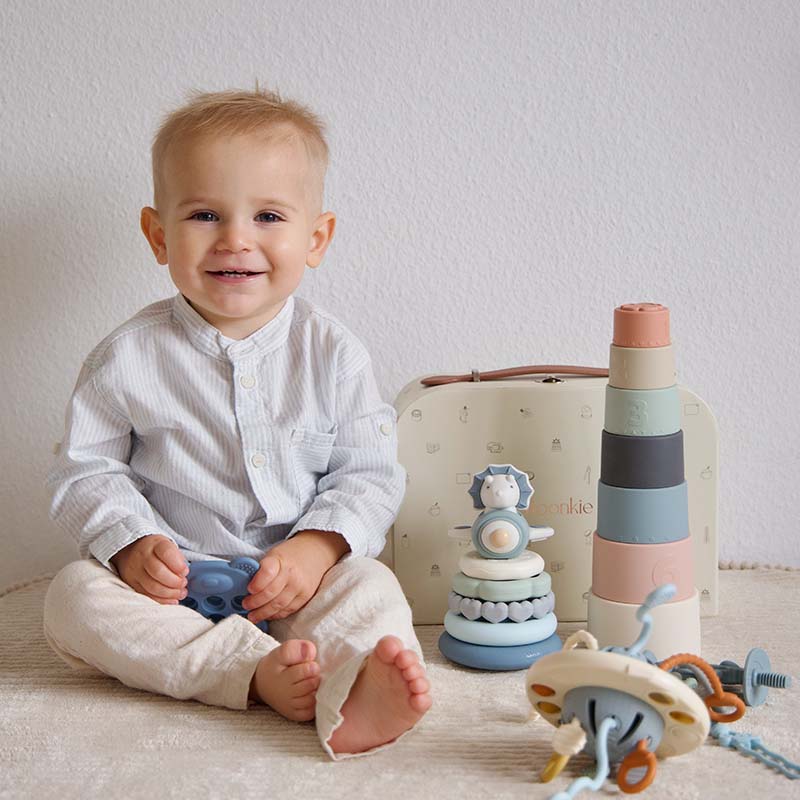 Montessori Baby Sensory Toys | Baby Gift Set | Moonkie