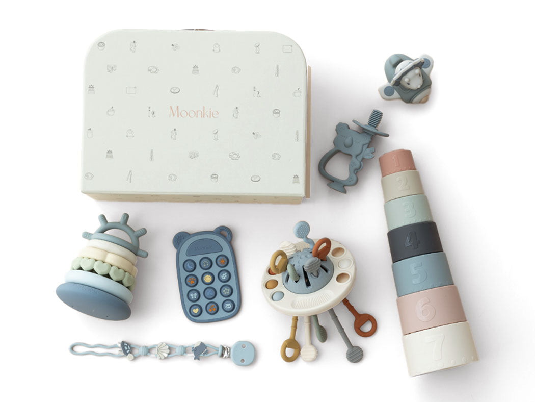 Montessori Baby Sensory Toys | Baby Gift Set | Moonkie