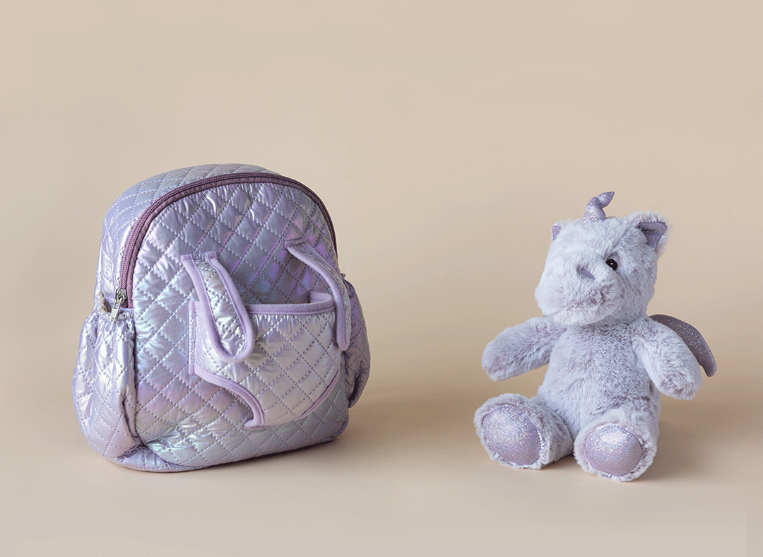 Unicorn Toddler Backpack & Stuffed Animal Bag