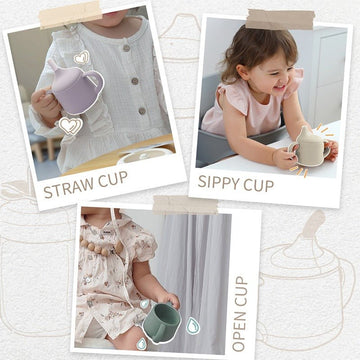 Baby & Toddle Sippy Cups | 3 in 1 Design