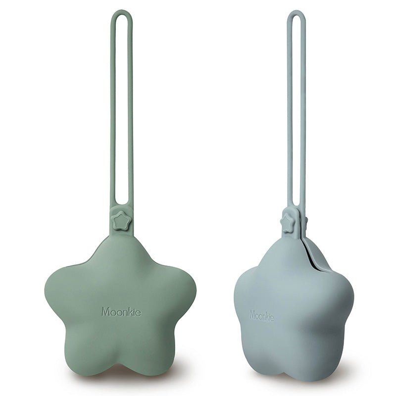 小物入れ babykiy Rainbow Silicone Pacifier Holder｜On-the-go | Moonkie