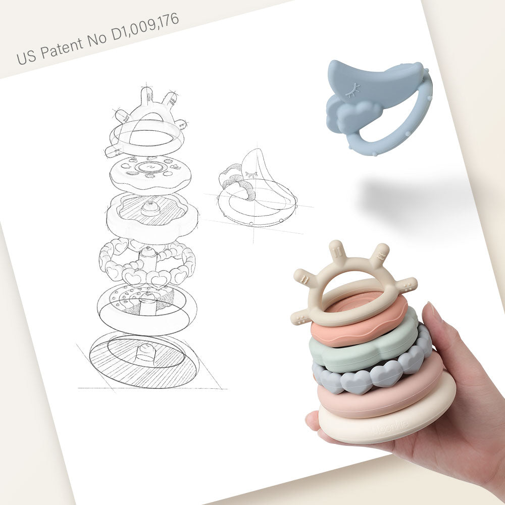 Baby Teething toys- Moonkie Baby Teething toys- Moonkie