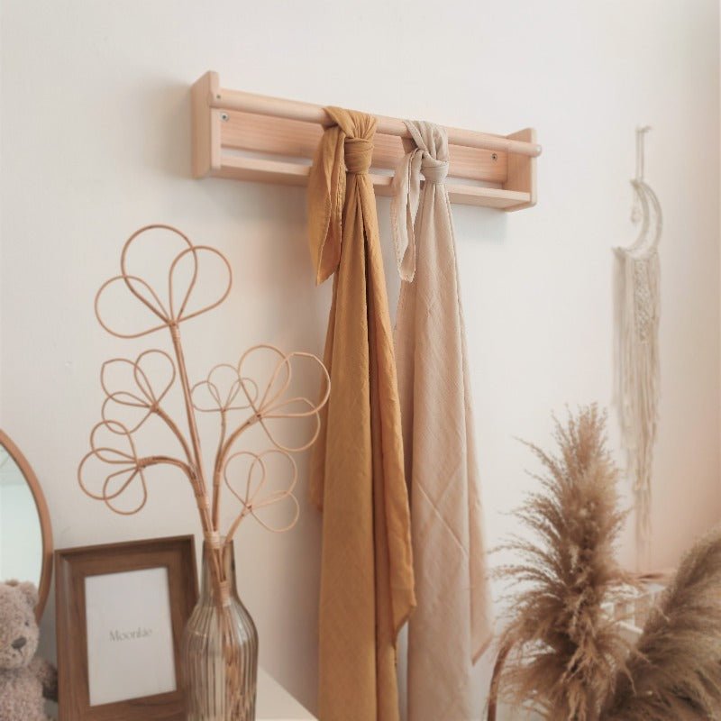 Muslin Swaddle Blanket (Light Sea Green/Tradewinds)